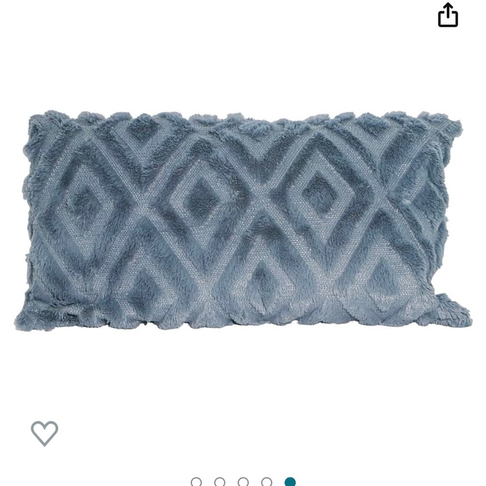 MOCAL Soft Faux Fur Throw Pillow Covers 12x20 Plush Short Wool Velvet Decorative